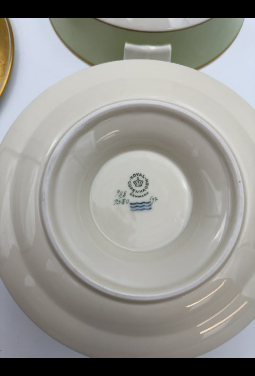 Terrin m. Låg & soveskål, Royal Copenhagen